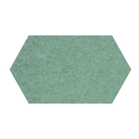 Elongated Hexagon Copper Patina
